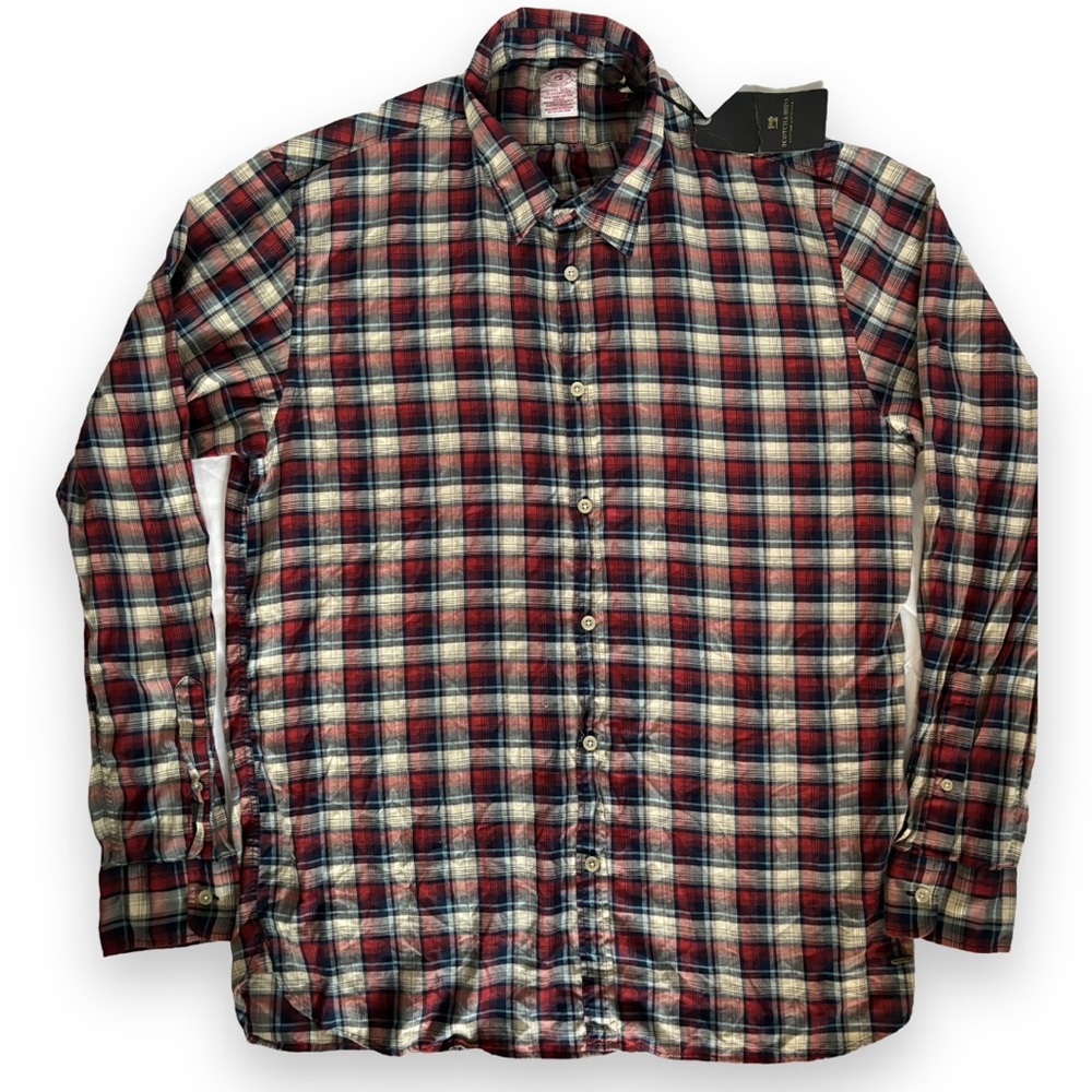 NWT VINTAGE SCOTCH & SODA LONG SLEEVE BUTTON UP DRESS SHIRT SIZE (XL)
